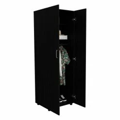 FM Furniture Glasgow Armoire, One Cabinet, Two Shelves Storage & Organization Black 13 FM Furniture Glasgow Armoire, One Cabinet, Two Shelves Storage & Organization Black -FM Furniture Shop unnamed file 1045