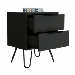 FM Furniture Nuvo Nightstand, Two Drawers, Hairpin Legs Coffee & Side Tables Light Oak 12 FM Furniture Nuvo Nightstand, Two Drawers, Hairpin Legs Coffee & Side Tables Light Oak -FM Furniture Shop unnamed file 108