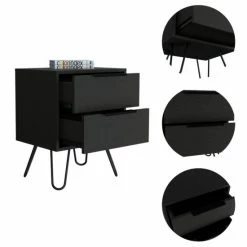 FM Furniture Nuvo Nightstand, Two Drawers, Hairpin Legs Coffee & Side Tables Light Oak 13 FM Furniture Nuvo Nightstand, Two Drawers, Hairpin Legs Coffee & Side Tables Light Oak -FM Furniture Shop unnamed file 109