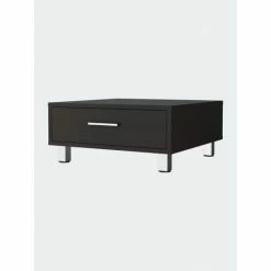 FM Furniture Kabul Coffee Table, Four Legs, One Drawer Coffee & Side Tables Black Wengue