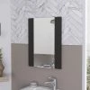 FM Furniture Mirror Praia, Looking Glass, Rectangular Shape Lighting & Mirrors Black Wengue