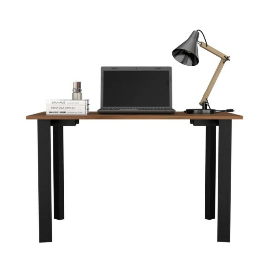 FM Furniture Marrakech Writing Desk, Four Steel Legs Coffee & Side Tables Mahogany 4 FM Furniture Marrakech Writing Desk, Four Steel Legs Coffee & Side Tables Mahogany - Image 4