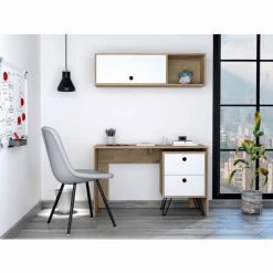 FM Furniture Cartagena Office Set, One Cabinet, One Shelf Complement, Two Drawers Storage & Organization Light Oak - White 8 FM Furniture Cartagena Office Set, One Cabinet, One Shelf Complement, Two Drawers Storage & Organization Light Oak - White -FM Furniture Shop unnamed file 1224