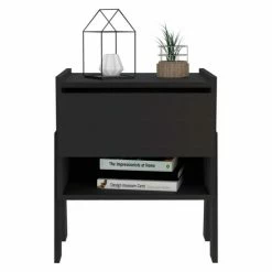 FM Furniture Hyacinth Nightstand, One Drawer, Open Shelf Coffee & Side Tables Black Wengue 13 FM Furniture Hyacinth Nightstand, One Drawer, Open Shelf Coffee & Side Tables Black Wengue -FM Furniture Shop unnamed file 1273