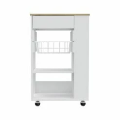 FM Furniture Shelton Kitchen Cart, Two Open Shelves, One Drawer, Four Caster Storage & Organization Black Wengue/light Oak 13 FM Furniture Shelton Kitchen Cart, Two Open Shelves, One Drawer, Four Caster Storage & Organization Black Wengue/light Oak -FM Furniture Shop unnamed file 1317