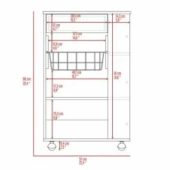 FM Furniture Shelton Kitchen Cart, Two Open Shelves, One Drawer, Four Caster Storage & Organization Black Wengue/light Oak 18 FM Furniture Shelton Kitchen Cart, Two Open Shelves, One Drawer, Four Caster Storage & Organization Black Wengue/light Oak -FM Furniture Shop unnamed file 1322