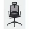 FM Furniture Townsville Full Back Revolving Ergonomic Office Chair Accent Chairs Black