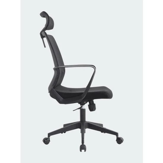 FM Furniture Townsville Full Back Revolving Ergonomic Office Chair Accent Chairs Black 3 FM Furniture Townsville Full Back Revolving Ergonomic Office Chair Accent Chairs Black - Image 3