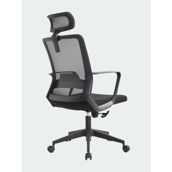 FM Furniture Townsville Full Back Revolving Ergonomic Office Chair Accent Chairs Black 4 FM Furniture Townsville Full Back Revolving Ergonomic Office Chair Accent Chairs Black - Image 4