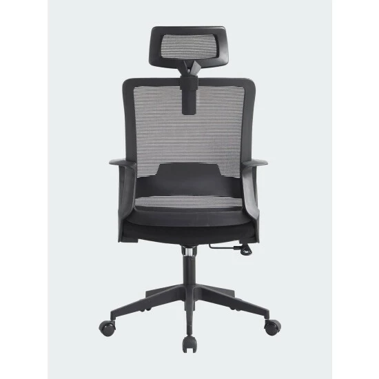 FM Furniture Townsville Full Back Revolving Ergonomic Office Chair Accent Chairs Black 5 FM Furniture Townsville Full Back Revolving Ergonomic Office Chair Accent Chairs Black - Image 5
