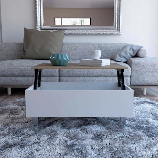 FM Furniture Boston Lift Top Coffee Table Coffee & Side Tables Dark Brown 8 FM Furniture Boston Lift Top Coffee Table Coffee & Side Tables Dark Brown - Image 8