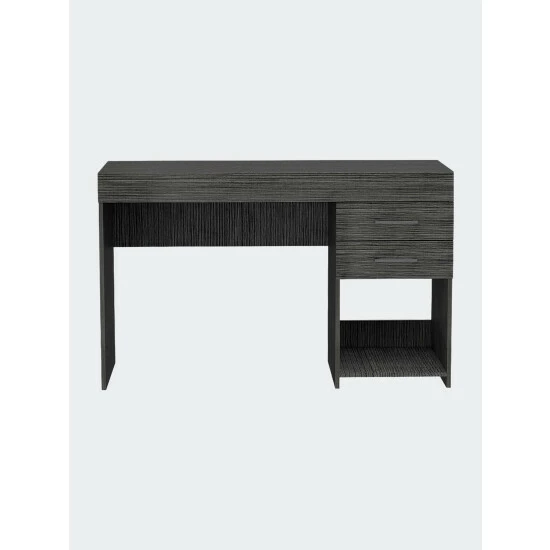 FM Furniture Austin Writing Computer Desk, Two Drawers, One Cabinet Coffee & Side Tables Smokey Oak 1 FM Furniture Austin Writing Computer Desk, Two Drawers, One Cabinet Coffee & Side Tables Smokey Oak
