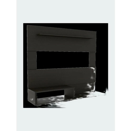 FM Furniture Cabos Floating Entertainment Center For TV´s Up 55", One Upper Shelf, Two Shelves Light Pine 3 FM Furniture Cabos Floating Entertainment Center For TV´s Up 55", One Upper Shelf, Two Shelves Light Pine - Image 3