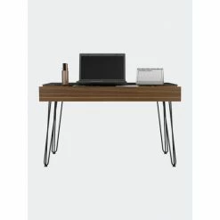 FM Furniture Kyoto 120 Writing Desk, Abstract Steel Legs, One Drawer Coffee & Side Tables Mahogany 11 FM Furniture Kyoto 120 Writing Desk, Abstract Steel Legs, One Drawer Coffee & Side Tables Mahogany -FM Furniture Shop unnamed file 179