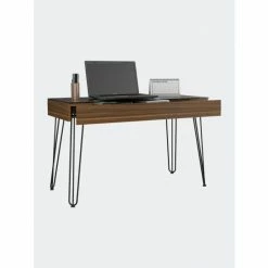 FM Furniture Kyoto 120 Writing Desk, Abstract Steel Legs, One Drawer Coffee & Side Tables Mahogany 12 FM Furniture Kyoto 120 Writing Desk, Abstract Steel Legs, One Drawer Coffee & Side Tables Mahogany -FM Furniture Shop unnamed file 180
