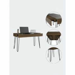 FM Furniture Kyoto 120 Writing Desk, Abstract Steel Legs, One Drawer Coffee & Side Tables Mahogany 13 FM Furniture Kyoto 120 Writing Desk, Abstract Steel Legs, One Drawer Coffee & Side Tables Mahogany -FM Furniture Shop unnamed file 181