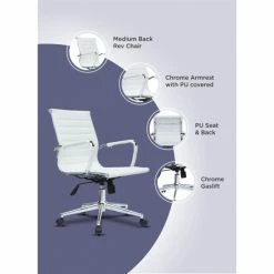 FM Furniture Brisbane Medium Back Revolving Ergonomic Office Chair Accent Chairs Black 6 FM Furniture Brisbane Medium Back Revolving Ergonomic Office Chair Accent Chairs Black -FM Furniture Shop unnamed file 1870