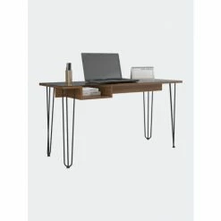 FM Furniture Kyoto 140 Writing Desk, Hairpin Legs, Open Shelf Coffee & Side Tables Mahogany 11 FM Furniture Kyoto 140 Writing Desk, Hairpin Legs, Open Shelf Coffee & Side Tables Mahogany -FM Furniture Shop unnamed file 189