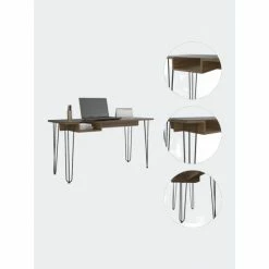FM Furniture Kyoto 140 Writing Desk, Hairpin Legs, Open Shelf Coffee & Side Tables Mahogany 12 FM Furniture Kyoto 140 Writing Desk, Hairpin Legs, Open Shelf Coffee & Side Tables Mahogany -FM Furniture Shop unnamed file 190