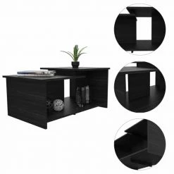 FM Furniture Waycross Coffee Table Coffee & Side Tables Black Wengue