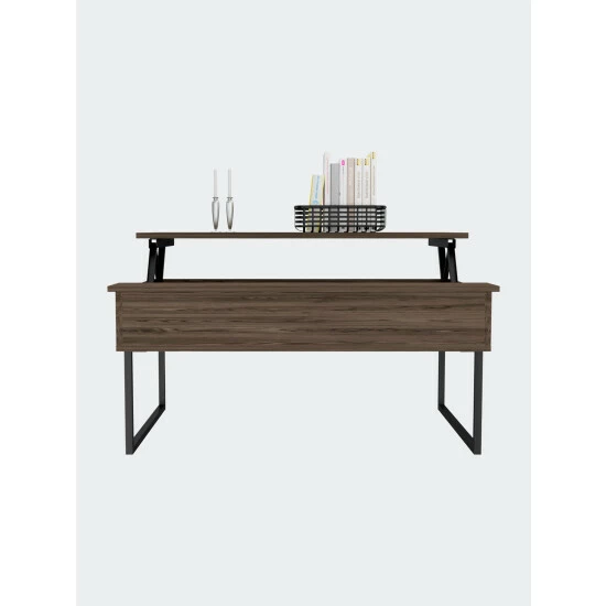 FM Furniture Fairfield Lift Top Coffee Table Coffee & Side Tables Dark Walnut 5 FM Furniture Fairfield Lift Top Coffee Table Coffee & Side Tables Dark Walnut - Image 5