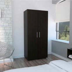 FM Furniture Texas Clothing Armoire Cabinet Black Wengue 11 FM Furniture Texas Clothing Armoire Cabinet Black Wengue -FM Furniture Shop unnamed file 339