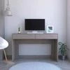 FM Furniture Tampa Writing Computer Desk ,Two Drawers Light Gray