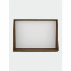 FM Furniture Roma Wall Desk, Wall Mounted Mahogany - Glossy White