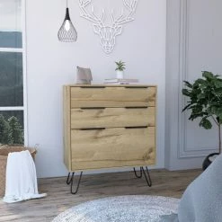 FM Furniture Praga Dresser, Three Drawers, Superior Top, Hairpin Legs Storage & Organization Light Oak 14 FM Furniture Praga Dresser, Three Drawers, Superior Top, Hairpin Legs Storage & Organization Light Oak -FM Furniture Shop unnamed file 615