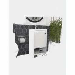 FM Furniture Chariot Free Standing Vanity Cabinet, One Open Shelf Storage & Organization White 7 FM Furniture Chariot Free Standing Vanity Cabinet, One Open Shelf Storage & Organization White -FM Furniture Shop unnamed file 621