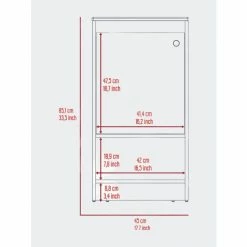 FM Furniture Chariot Free Standing Vanity Cabinet, One Open Shelf Storage & Organization White 9 FM Furniture Chariot Free Standing Vanity Cabinet, One Open Shelf Storage & Organization White -FM Furniture Shop unnamed file 623
