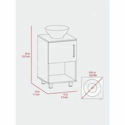 FM Furniture Malibu Single Bathroom Vanity, Single Door Cabinet, One Open Shelf Bath Accessories Black Wengue 16 FM Furniture Malibu Single Bathroom Vanity, Single Door Cabinet, One Open Shelf Bath Accessories Black Wengue -FM Furniture Shop unnamed file 73