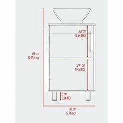 FM Furniture Malibu Single Bathroom Vanity, Single Door Cabinet, One Open Shelf Bath Accessories Black Wengue 17 FM Furniture Malibu Single Bathroom Vanity, Single Door Cabinet, One Open Shelf Bath Accessories Black Wengue -FM Furniture Shop unnamed file 74