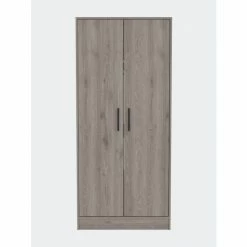 FM Furniture San Blas Double Doors Armoire Storage & Organization Light Gray
