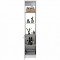 FM Furniture Kansas Linen Cabinet, Three Shelves, One Cabinet Storage & Organization Black Wengue 12 FM Furniture Kansas Linen Cabinet, Three Shelves, One Cabinet Storage & Organization Black Wengue -FM Furniture Shop unnamed file 819