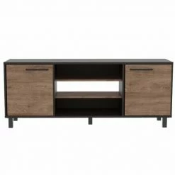 FM Furniture Washington TV Stand 7 Cubby For TVs Up To 65" Carbon Espresso