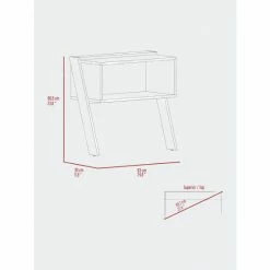 FM Furniture Denver Nightstand, One Open Shelf, Superior Top Coffee & Side Tables Light Oak-white 11 FM Furniture Denver Nightstand, One Open Shelf, Superior Top Coffee & Side Tables Light Oak-white -FM Furniture Shop unnamed file 95
