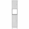 FM Furniture Charlotte Linen Cabinet, Two Dressers, Division, One Shelf Storage & Organization White
