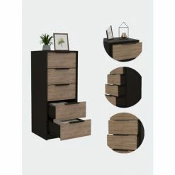 FM Furniture Washington Five Drawer Dresser Storage & Organization White -FM Furniture Shop unnamed file 988