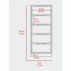 FM Furniture Washington Five Drawer Dresser Storage & Organization White -FM Furniture Shop unnamed file 992